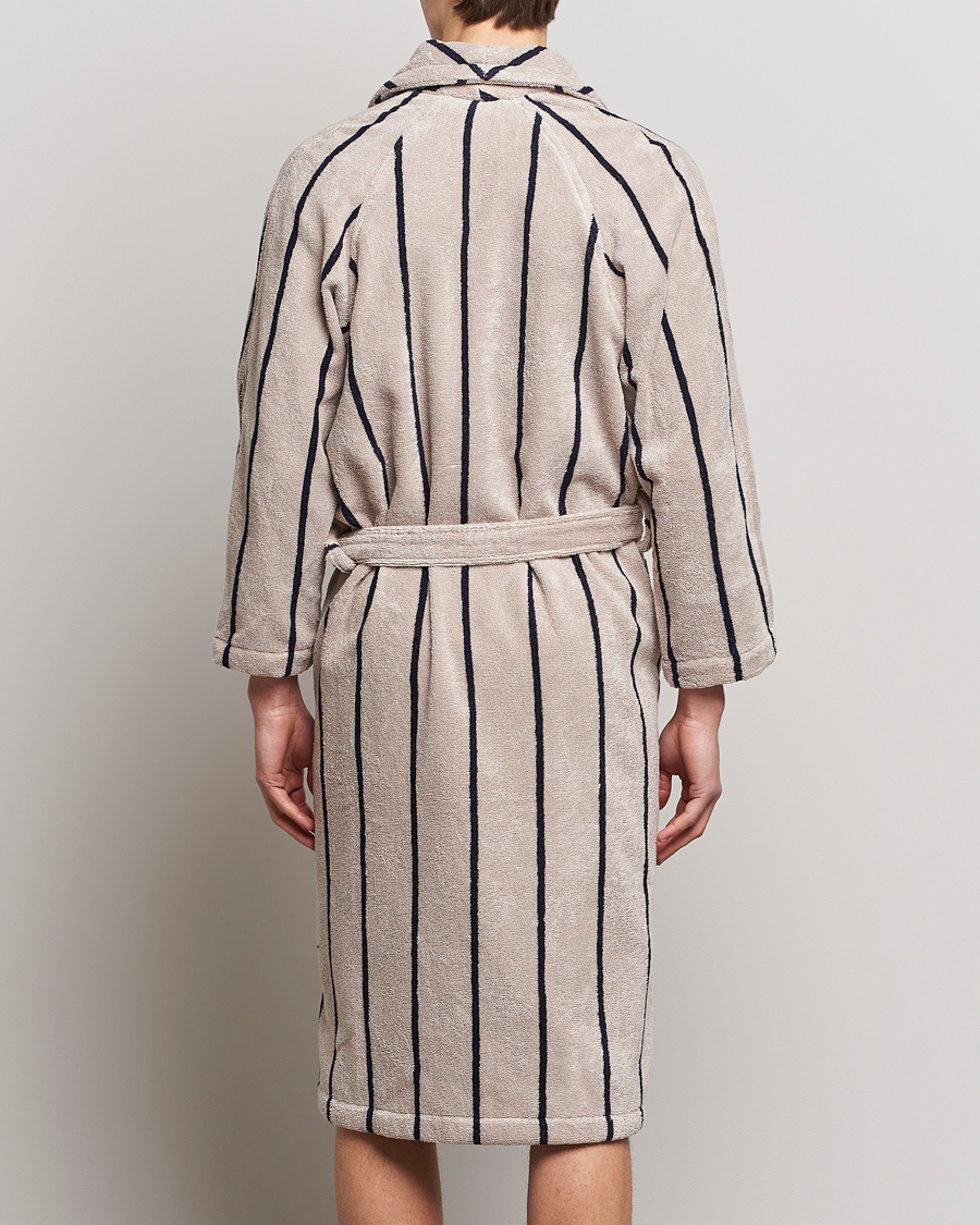 Herre | Pyjamaser og badekåper | GANT | Striped Robe Putty