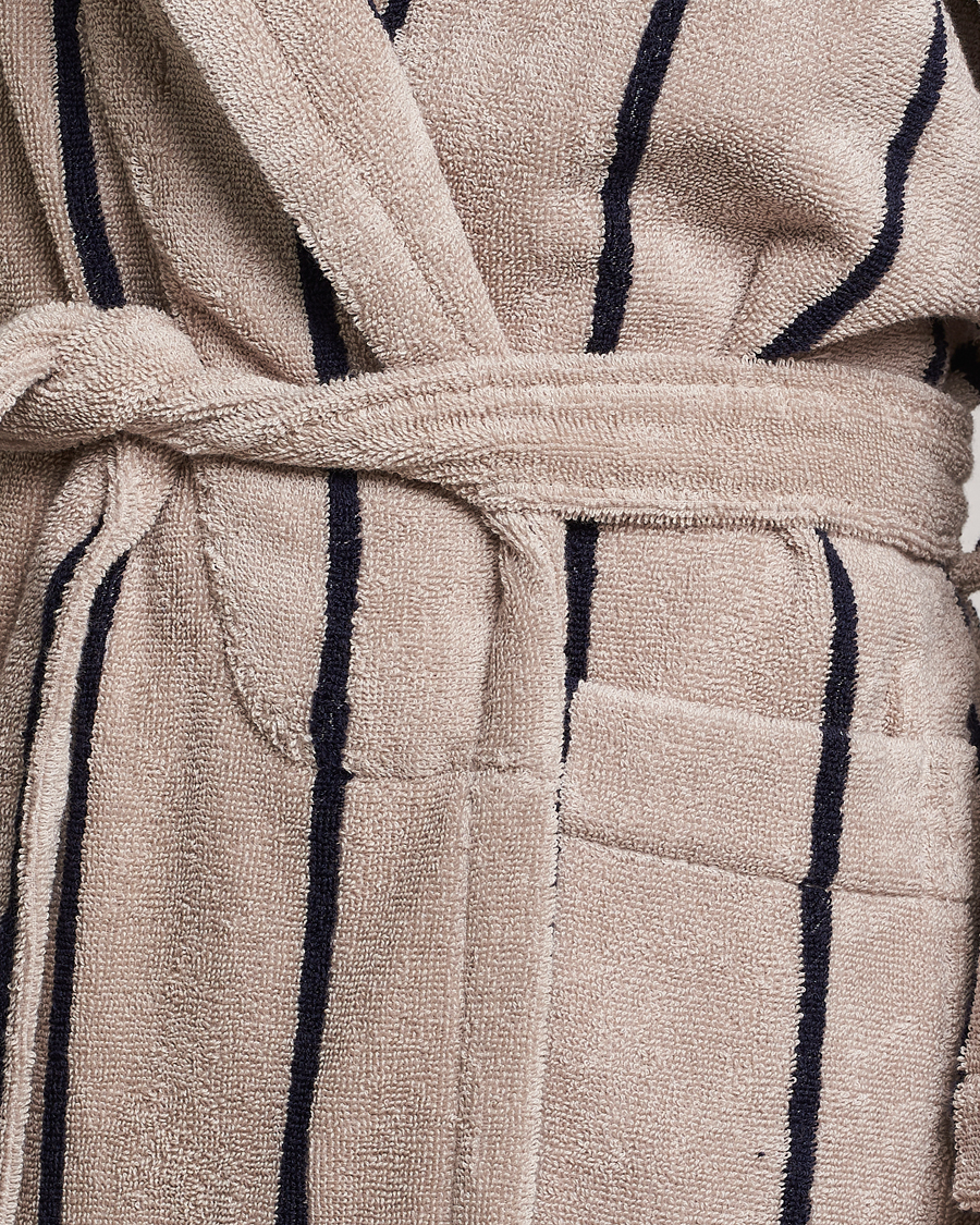 Herre | Pyjamaser og badekåper | GANT | Striped Robe Putty