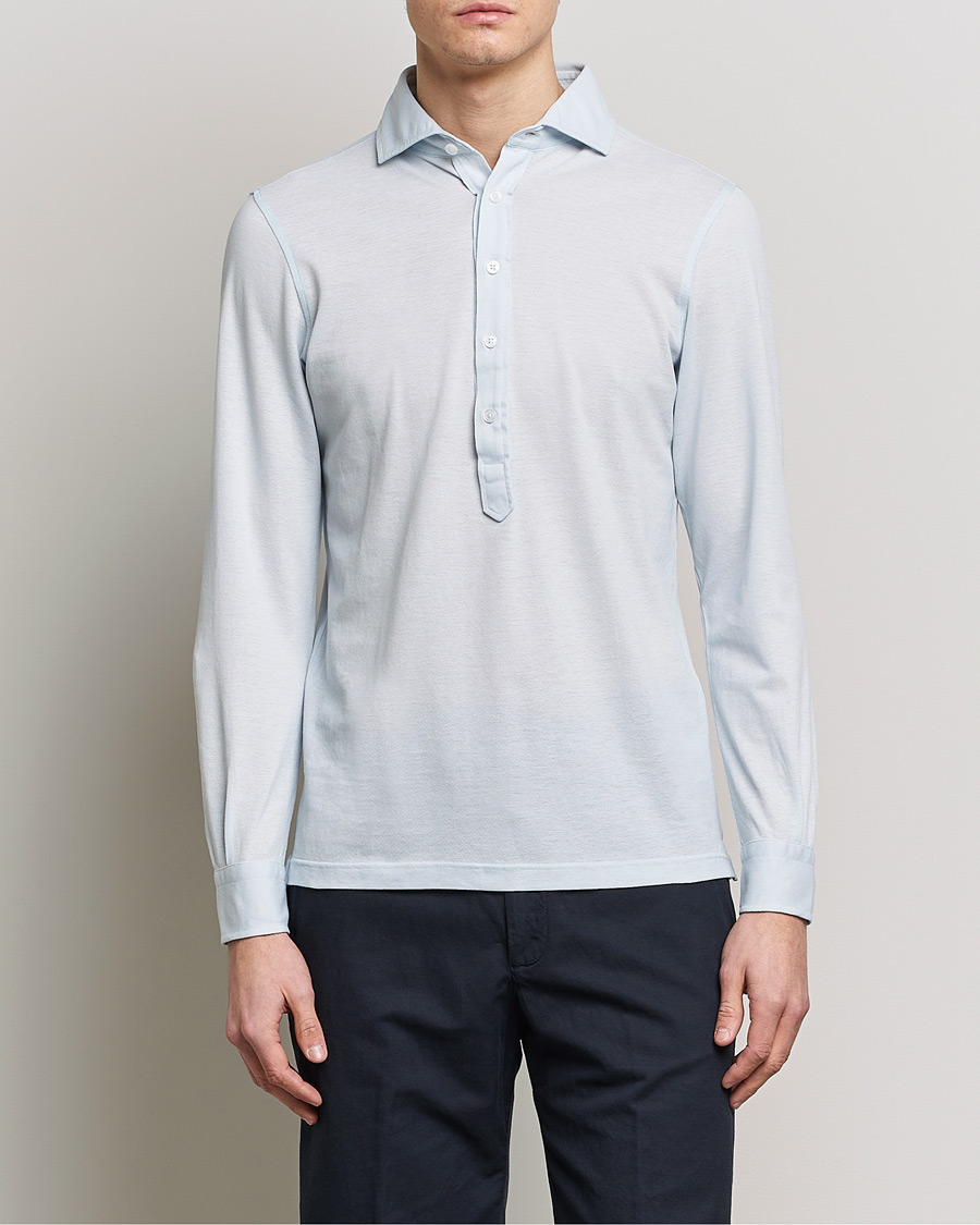 Herre | Avdelinger | Gran Sasso | Popover Shirt Light Blue