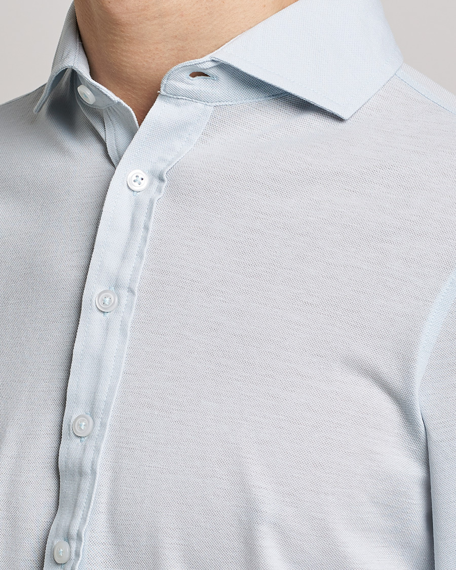 Herre | Skjorter | Gran Sasso | Popover Shirt Light Blue