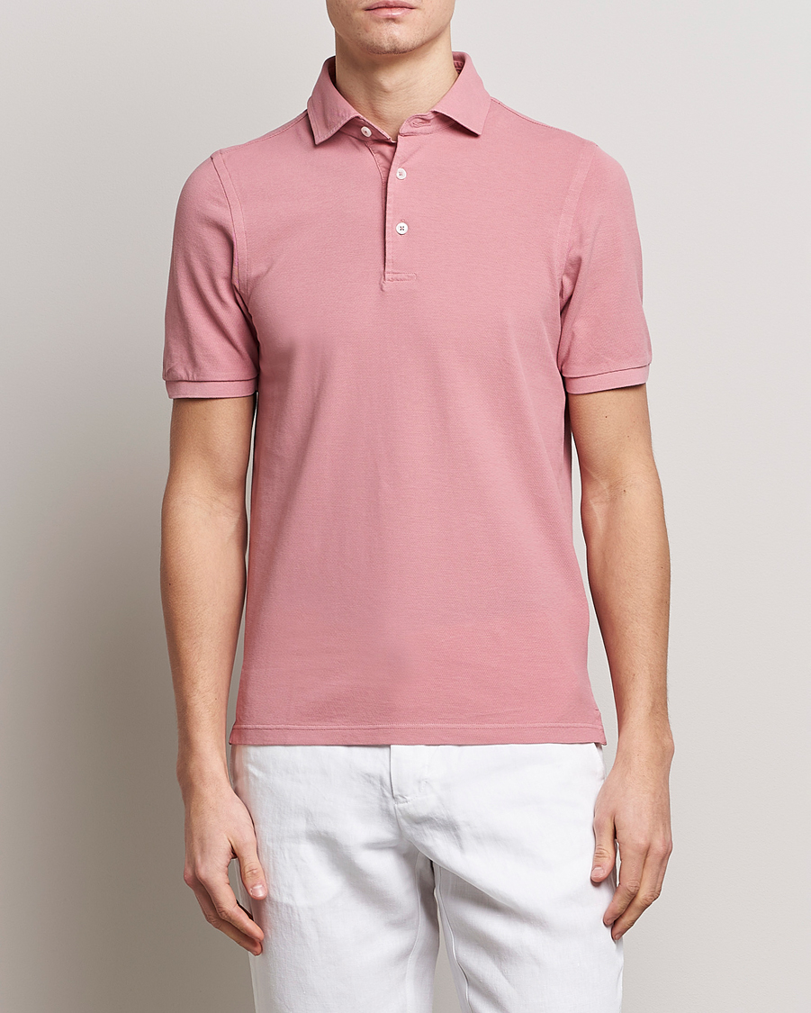 Herre | Italian Department | Gran Sasso | Washed Polo Pink