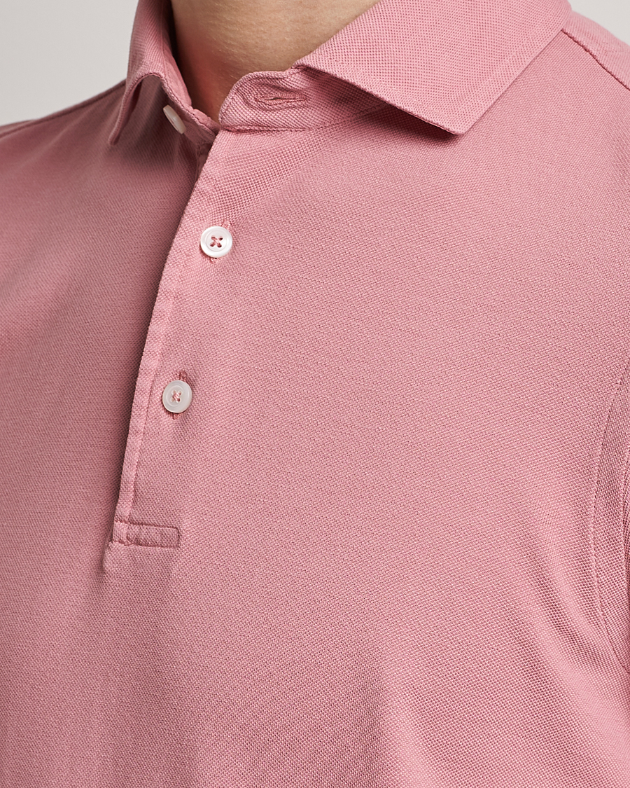 Herre | Pikéer | Gran Sasso | Washed Polo Pink
