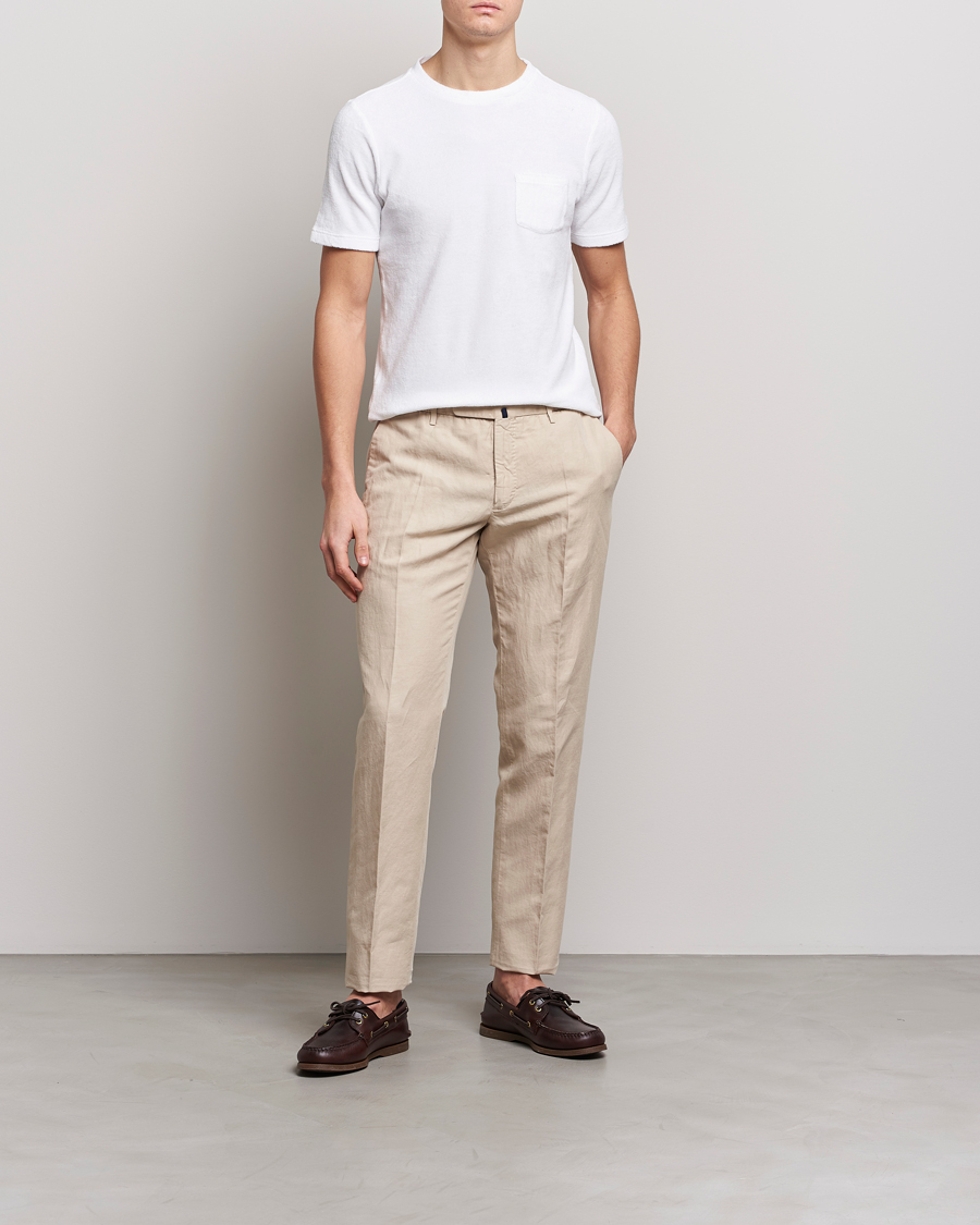 Herre | T-Shirts | Gran Sasso | Cotton Terry Tee White