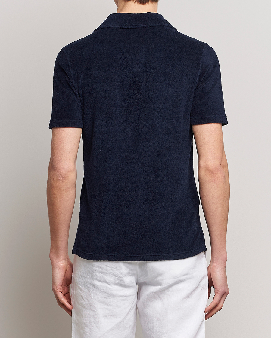 Herre | Pikéer | Gran Sasso | Cotton Terry Polo Navy