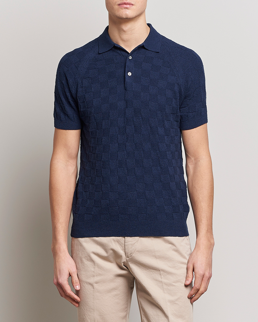 Herre |  | Gran Sasso | Structured Terry Polo Navy