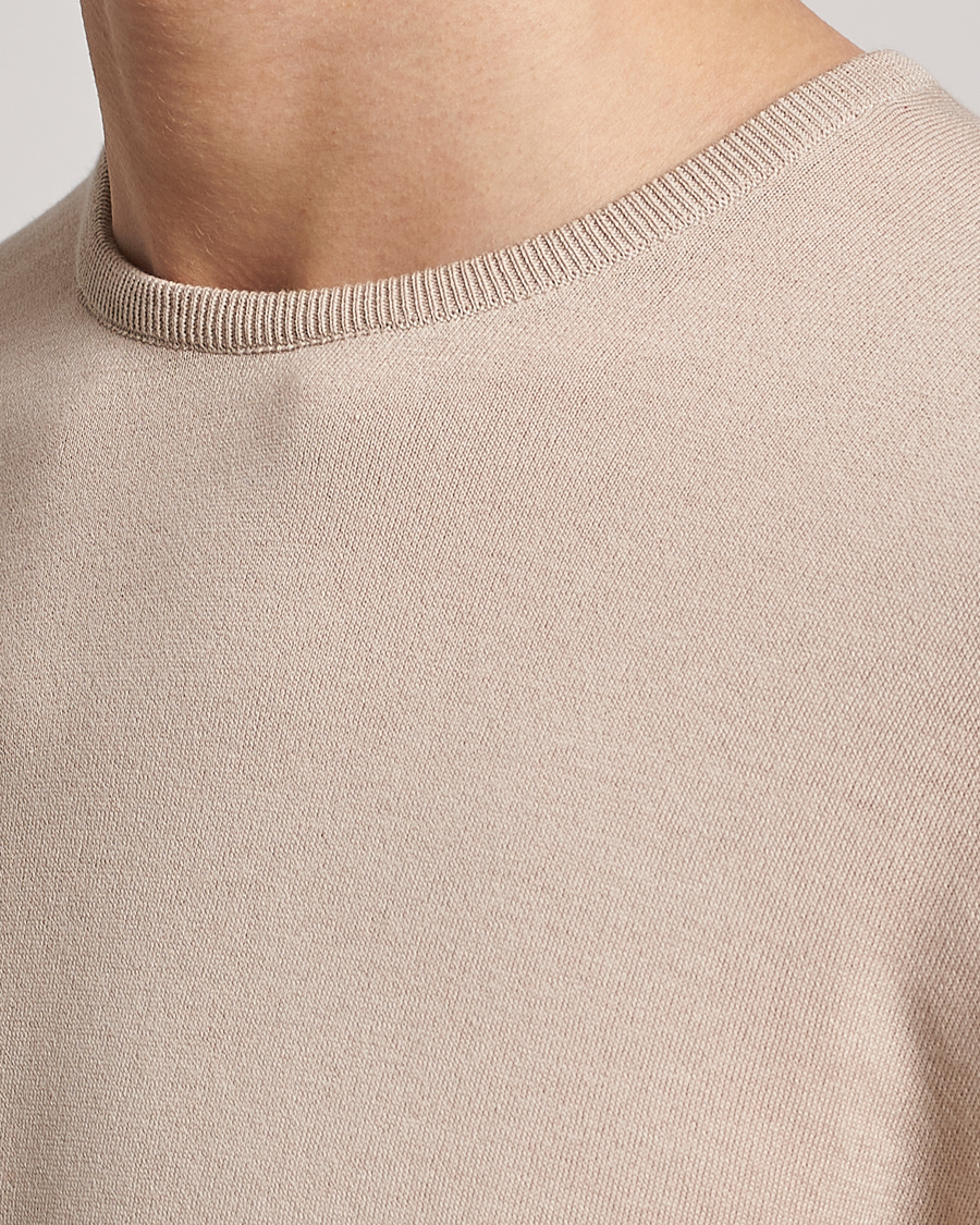 Herre | Gensere | John Smedley | Hatfield Sea Island Crew Neck Almond