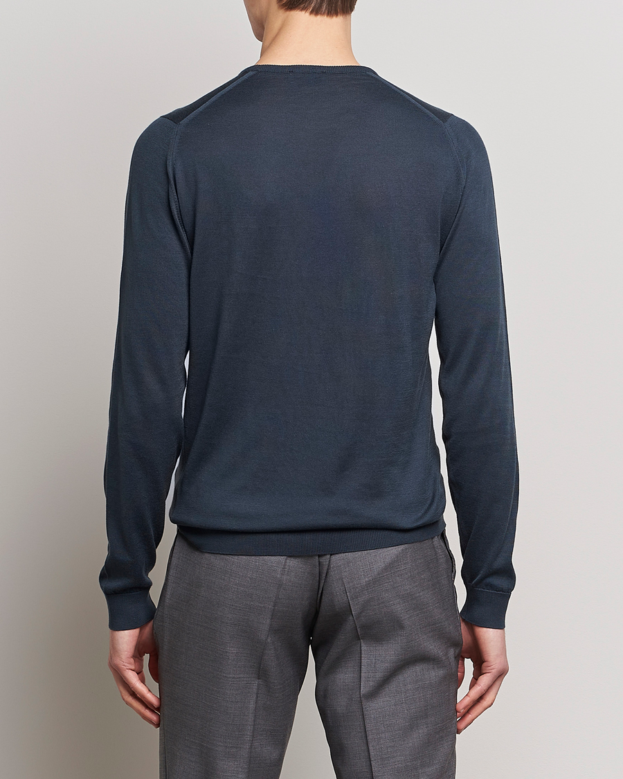 Herre | Gensere | John Smedley | Hatfield Sea Island Crew Neck Granite
