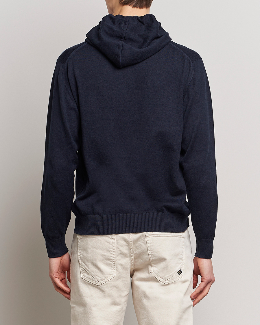 Herre | Gensere | John Smedley | Sundown Sea Island Hoodie Navy