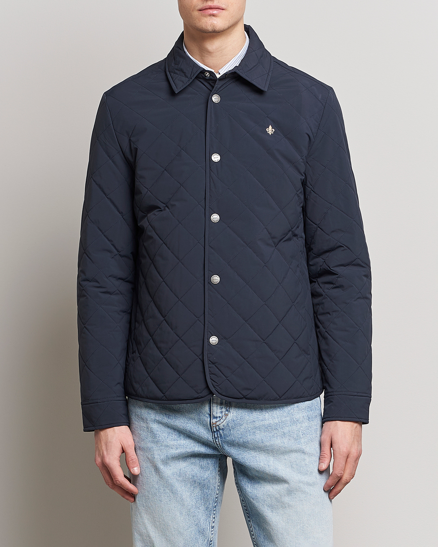 Herre | Quiltede jakker | Morris | Dunham Quilted Jacket Old blue