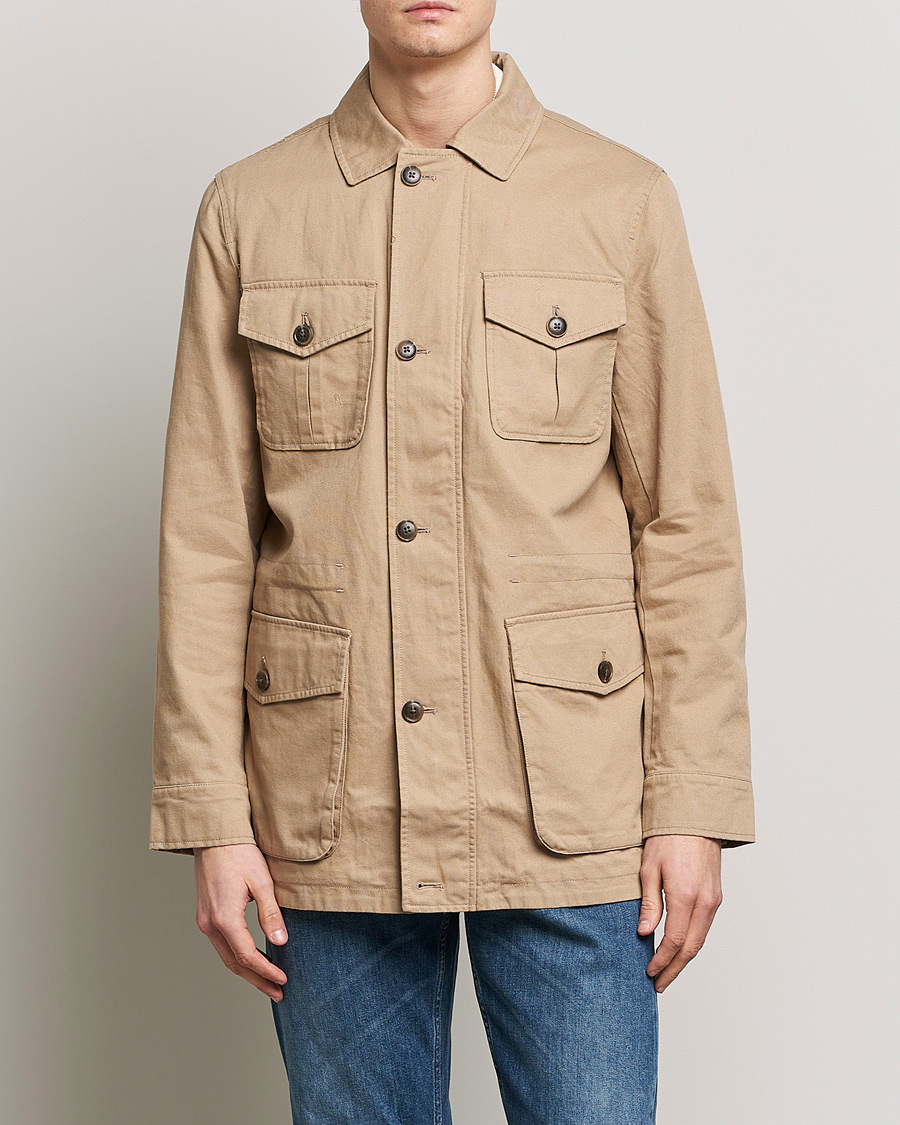 Herre |  | Morris | Amira Cotton Sand Field Jacket Beige