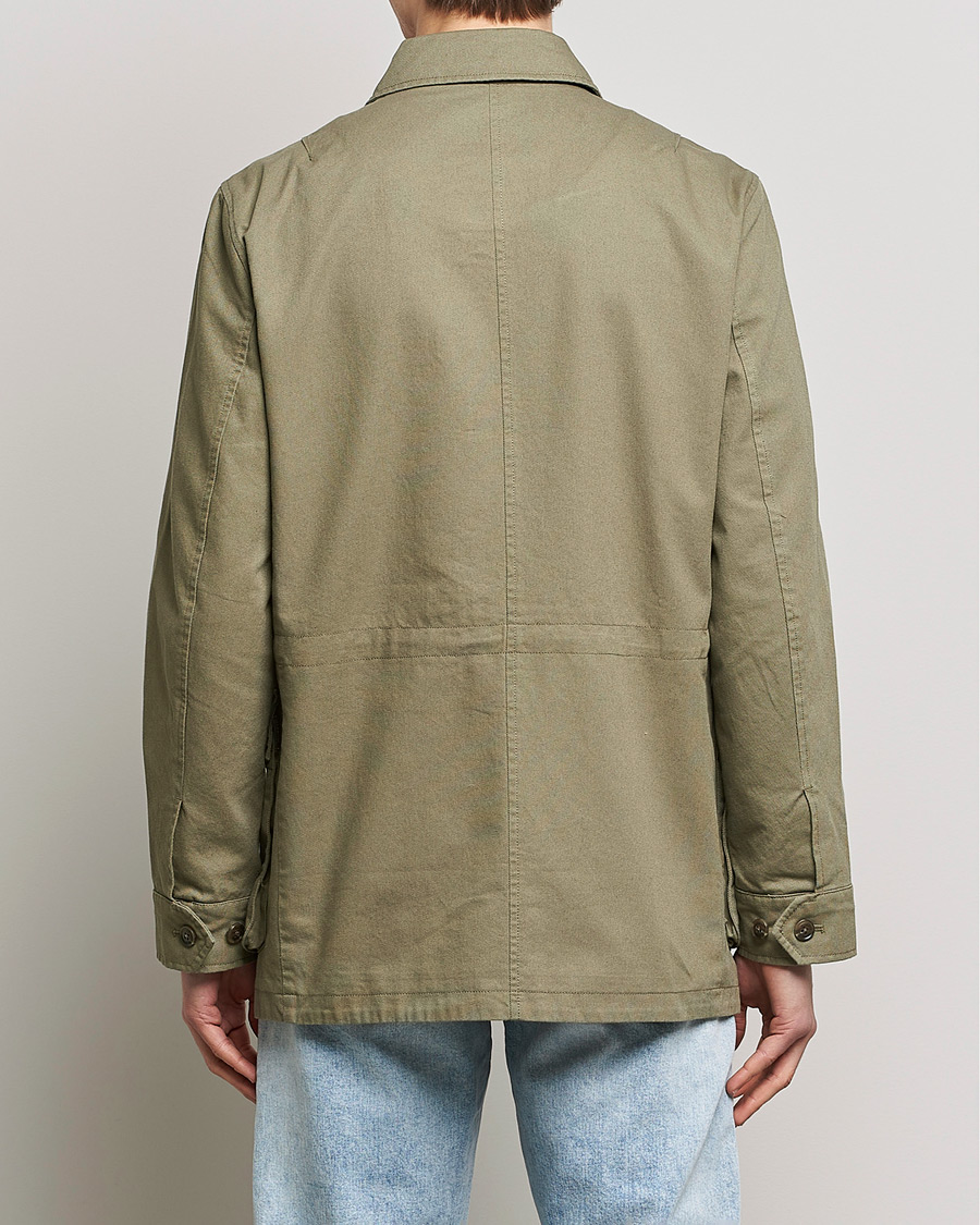 Herre | Jakker | Morris | Amira Cotton Sand Field Jacket Olive