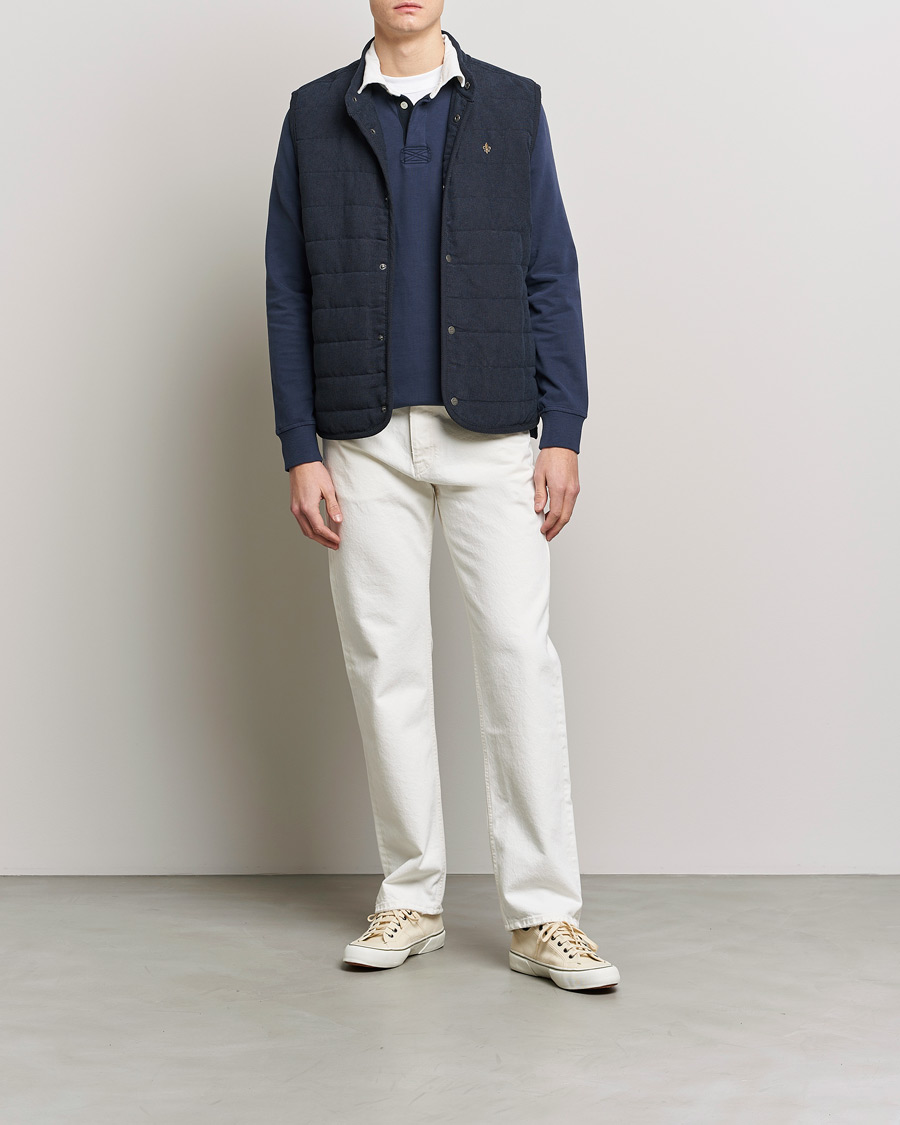 Herre | Vester | Morris | Woburn Baby Cord Vest Blue