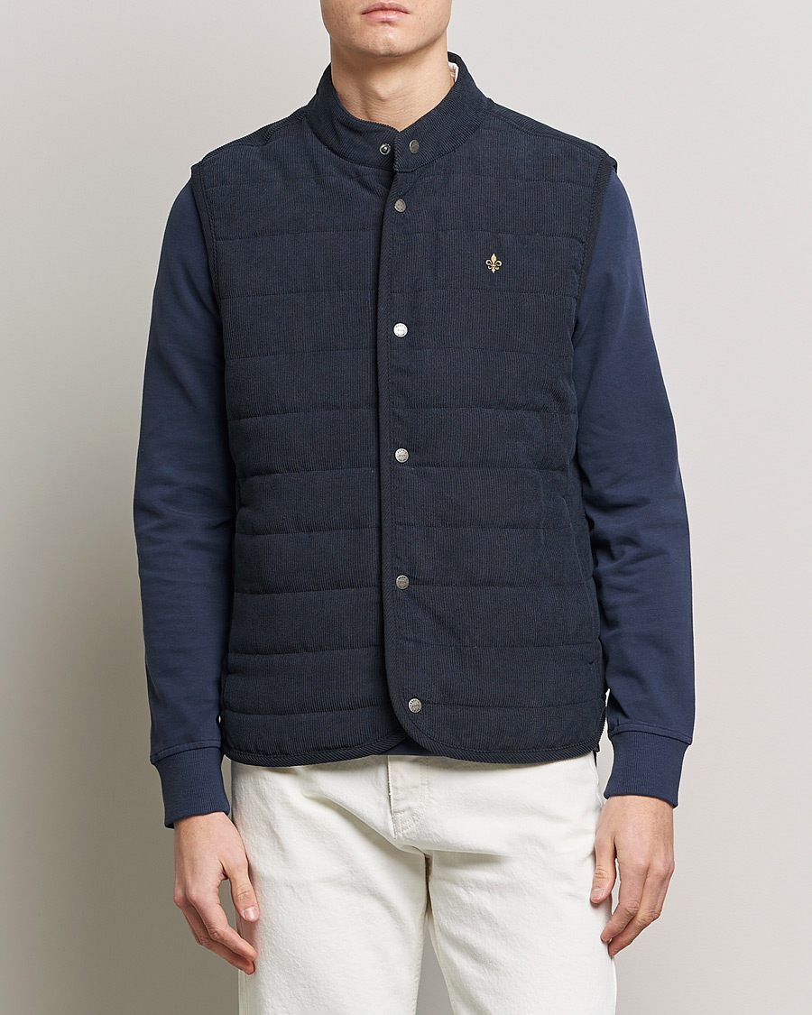 Herre |  | Morris | Woburn Baby Cord Vest Blue