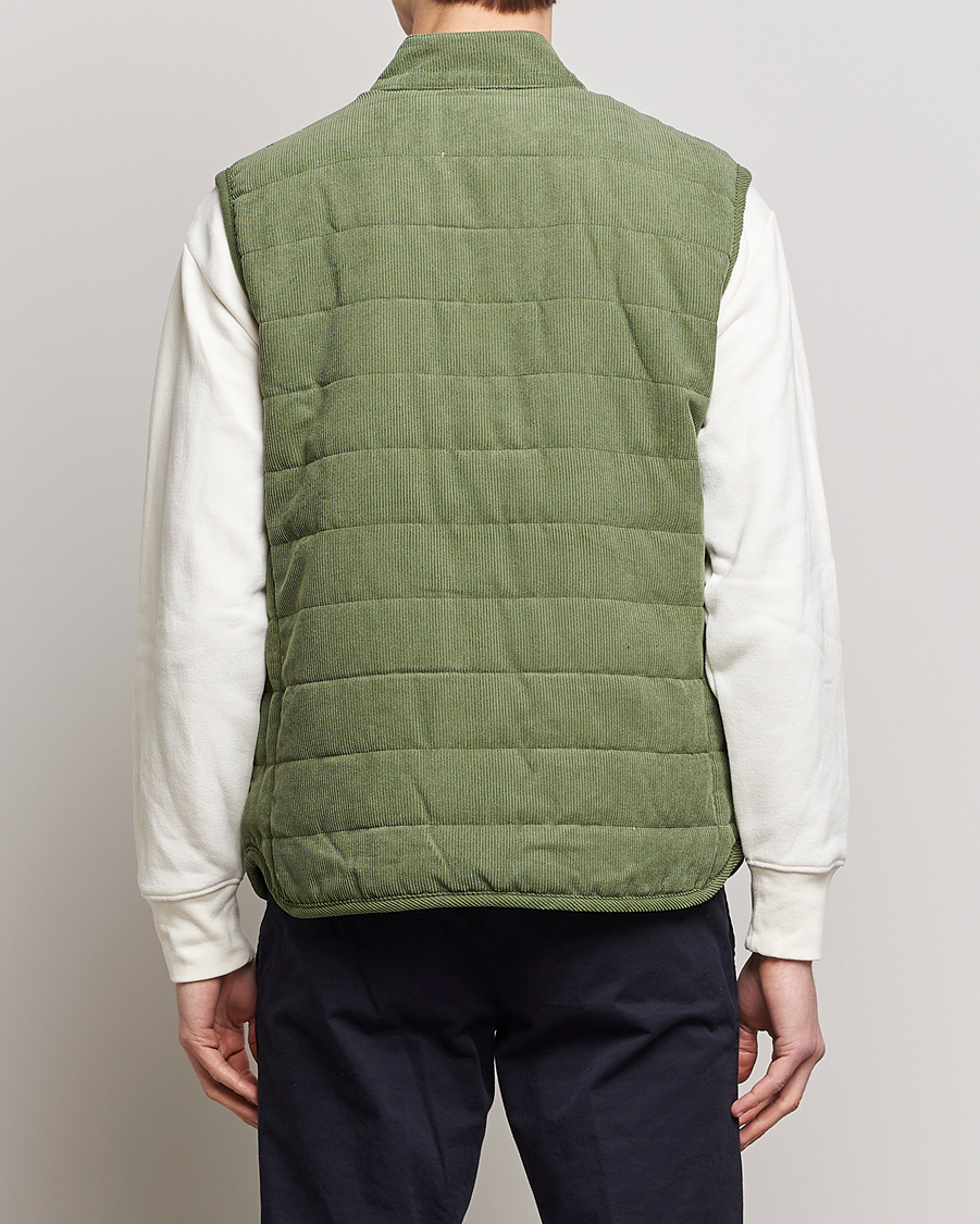 Herre | Vester | Morris | Woburn Baby Cord Vest Sage Green