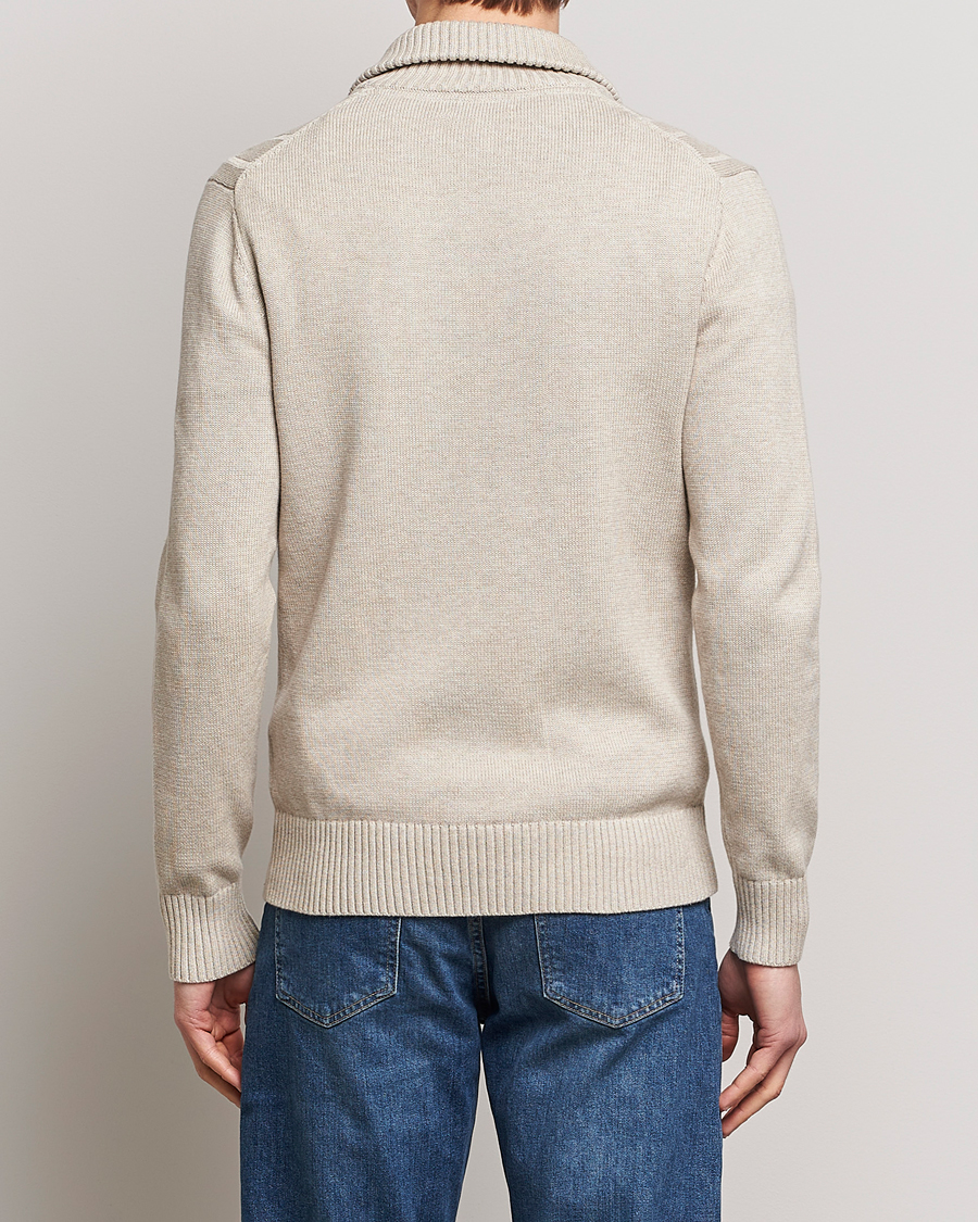 Herre | Gensere | Morris | Raymond Cable Half Zip Khaki