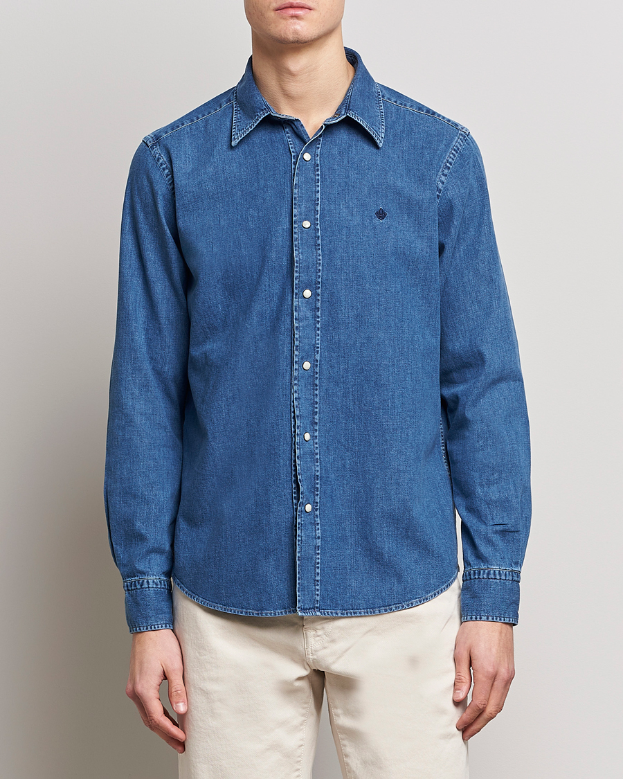 Herre | Preppy Authentic | Morris | William Denim Shirt Medium Blue