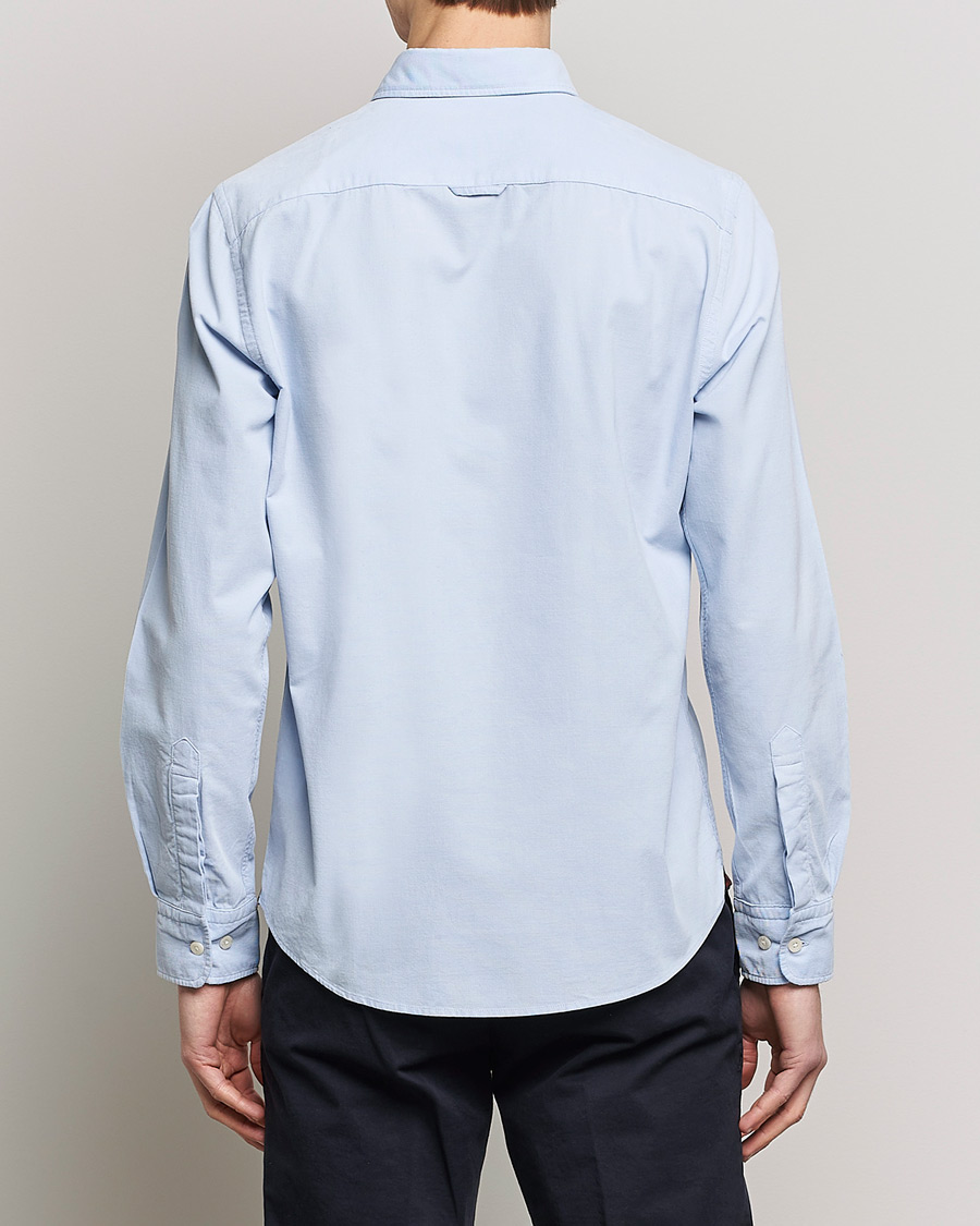 Herre | Skjorter | Morris | Summer Corduroy Shirt Light Blue