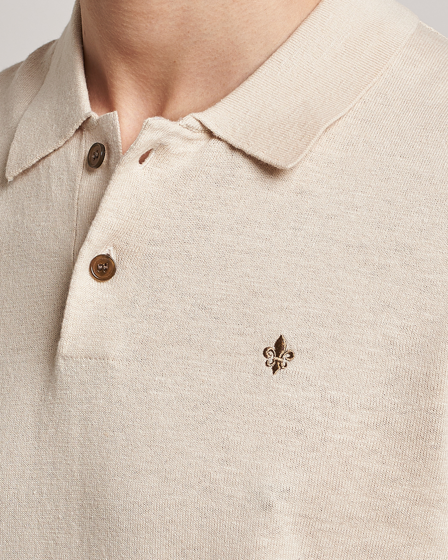 Herre | Pikéer | Morris | Harold Cotton/Linen Summer Polo Off White