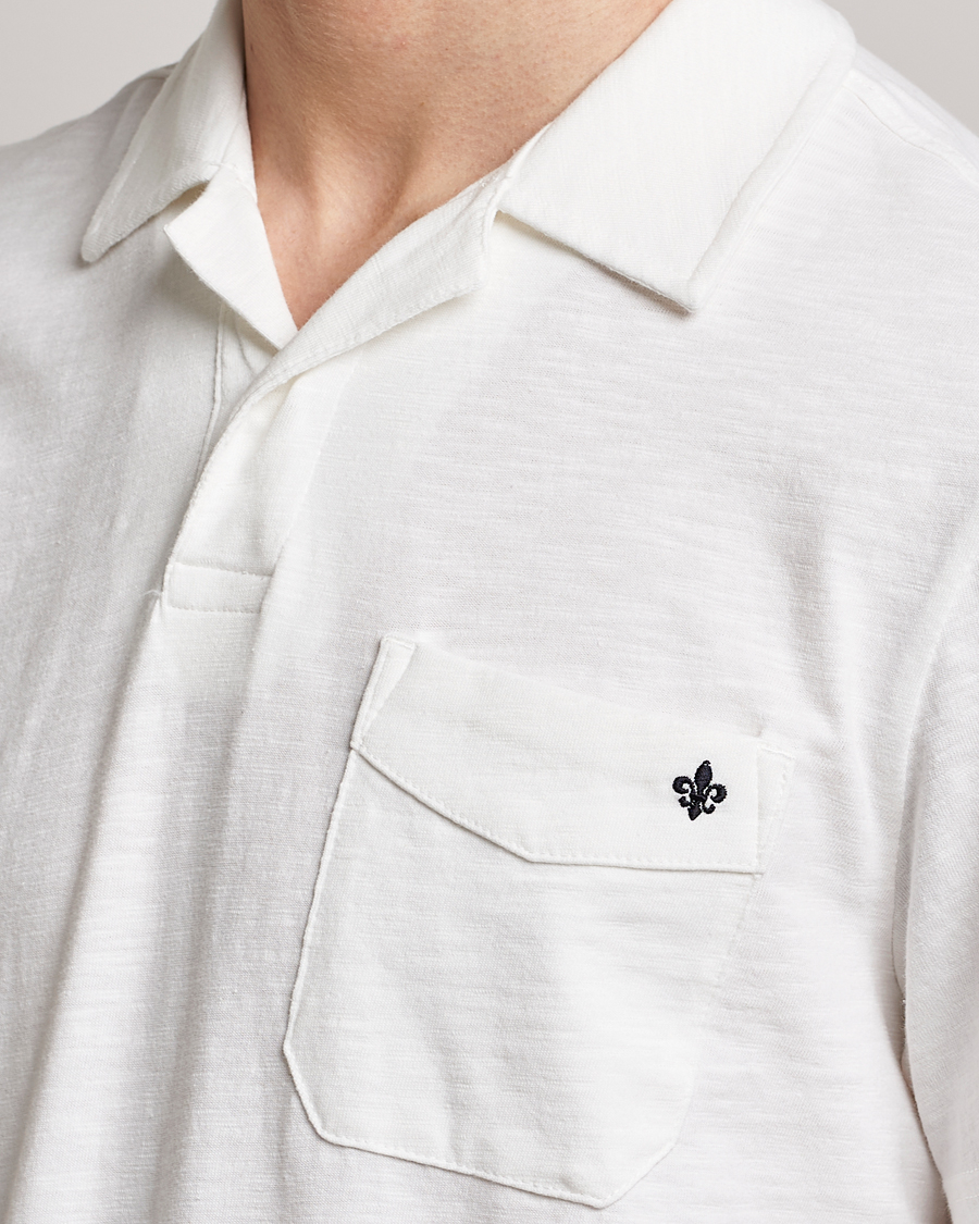 Herre | Pikéer | Morris | Clopton Cotton Blend Polo Off White