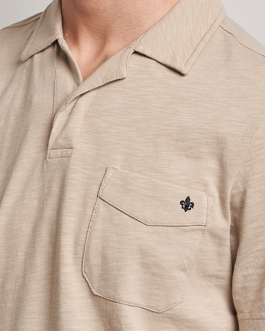 Herre | Pikéer | Morris | Clopton Cotton Blend Polo Khaki