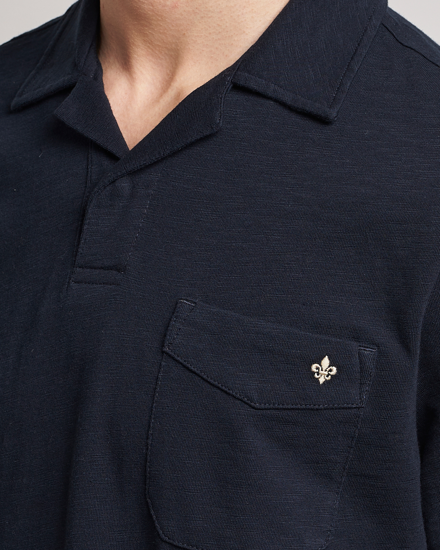 Herre | Pikéer | Morris | Clopton Cotton Blend Polo Old Blue