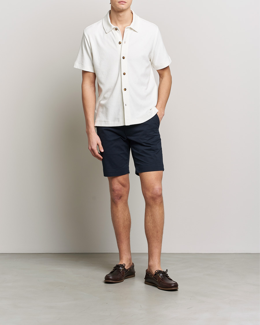 Herre | Skjorter | Morris | Hunter Terry Short Sleeve Shirt Off White