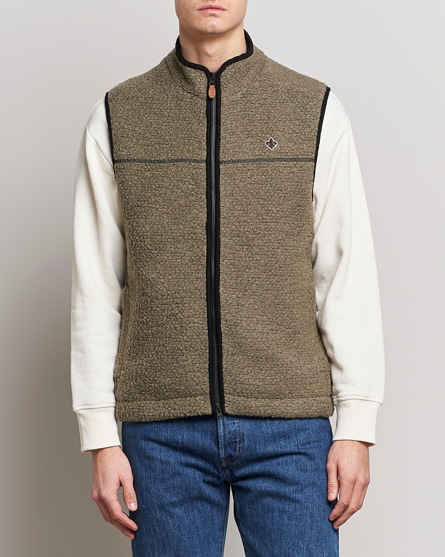 Herre | Vester | Morris | Whitfield Pile Vest Green