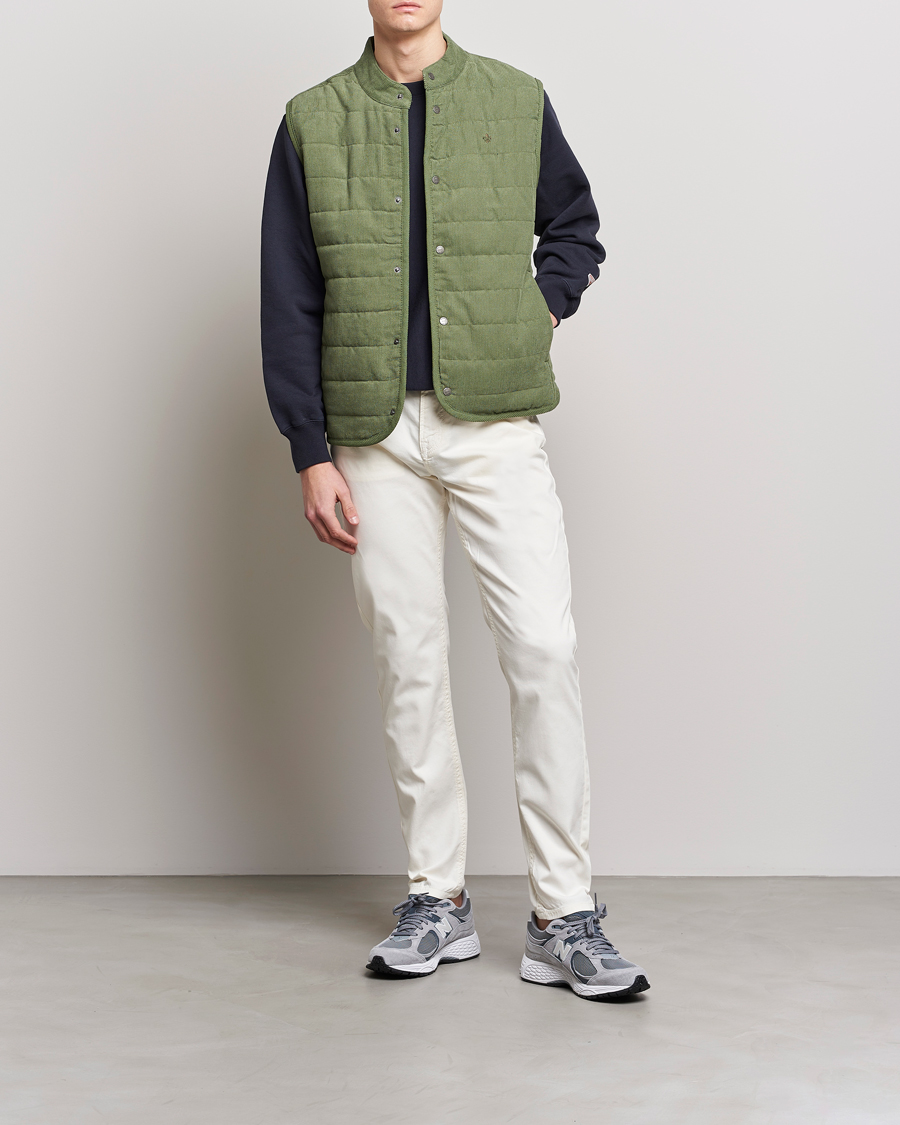 Herre | Bukser | Morris | James Structured 5-Pocket Trousers White
