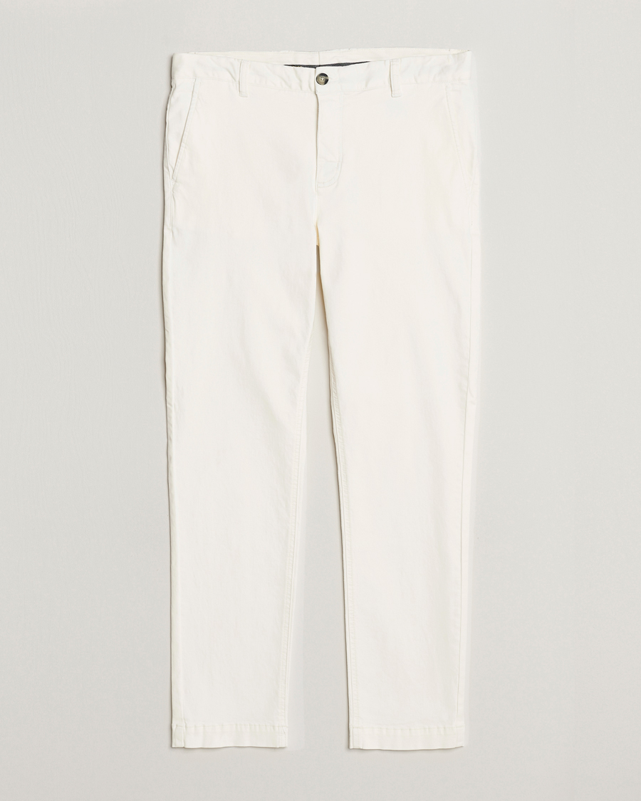 Herre | Bukser | Morris | Jeffrey Brushed Stretch Chino White