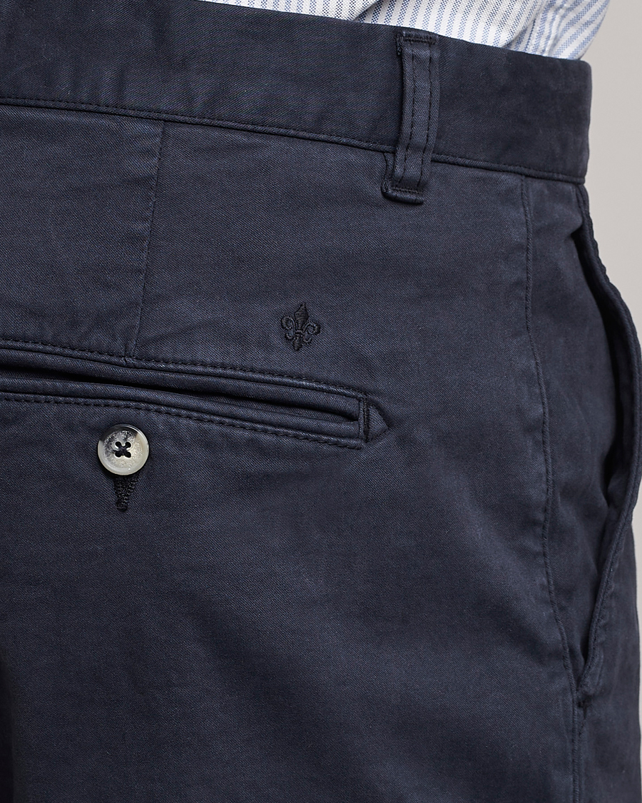 Herre | Bukser | Morris | Jeffrey Brushed Chinos Blue