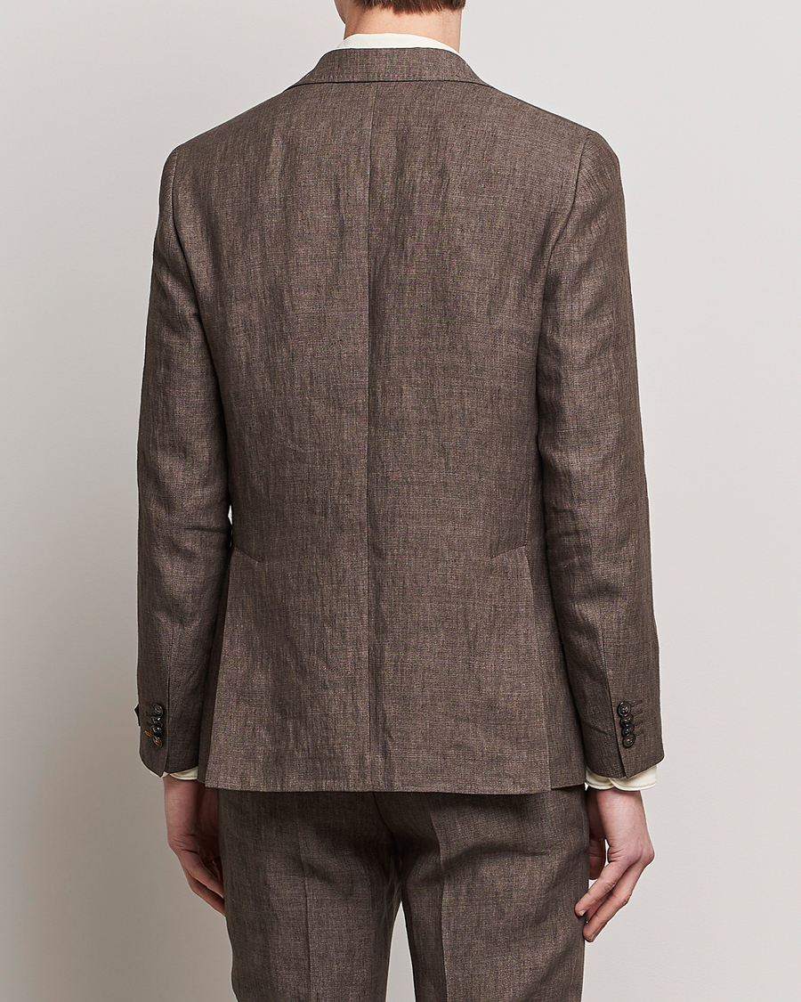 Herre | Dressjakker | Morris | Archie Linen Suit Blazer Brown