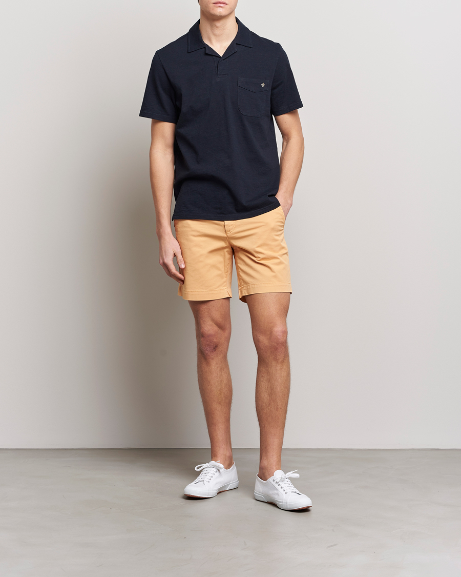 Herre | Shorts | Morris | Light Twill Chino Shorts Orange