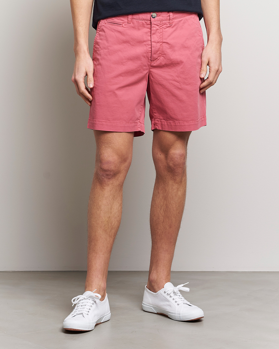 Herre | Shorts | Morris | Light Twill Chino Shorts Red
