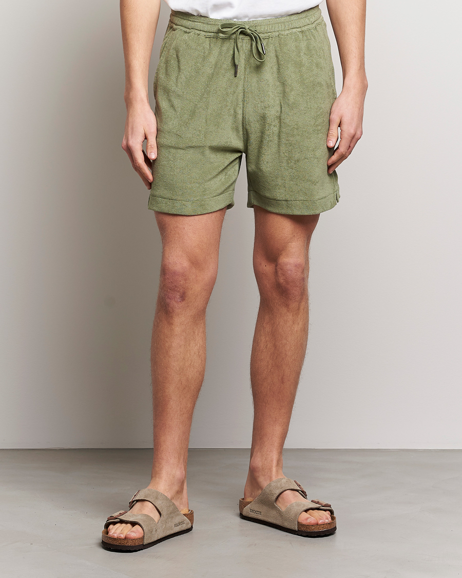 Herre | Terry | Morris | Hunter Terry Shorts Olive