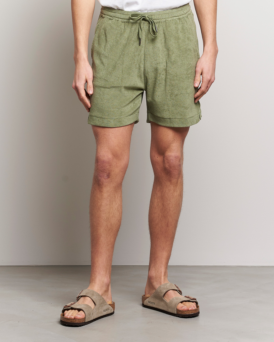Herre | Joggebukseshorts | Morris | Hunter Terry Shorts Olive