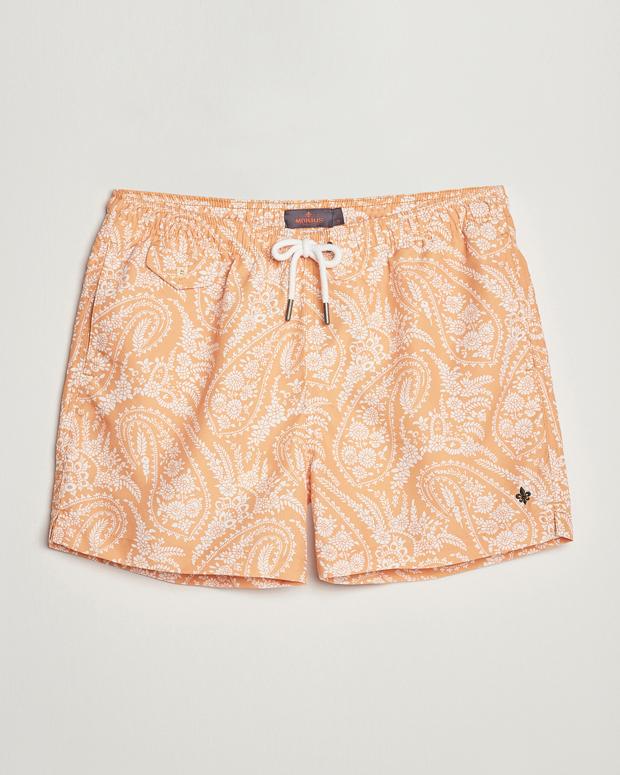 Herre | Badeshorts | Morris | Paisley Bathing Trunks Orange