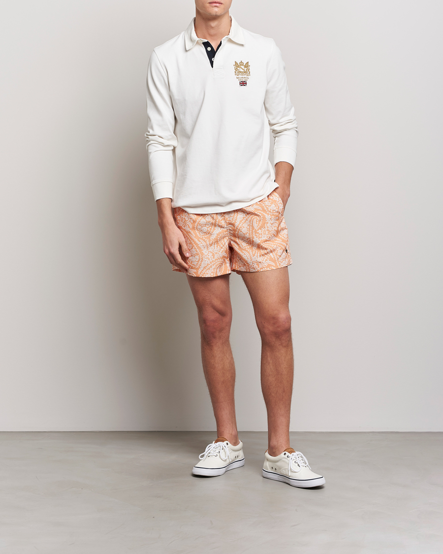 Herre | Badeshorts | Morris | Paisley Bathing Trunks Orange