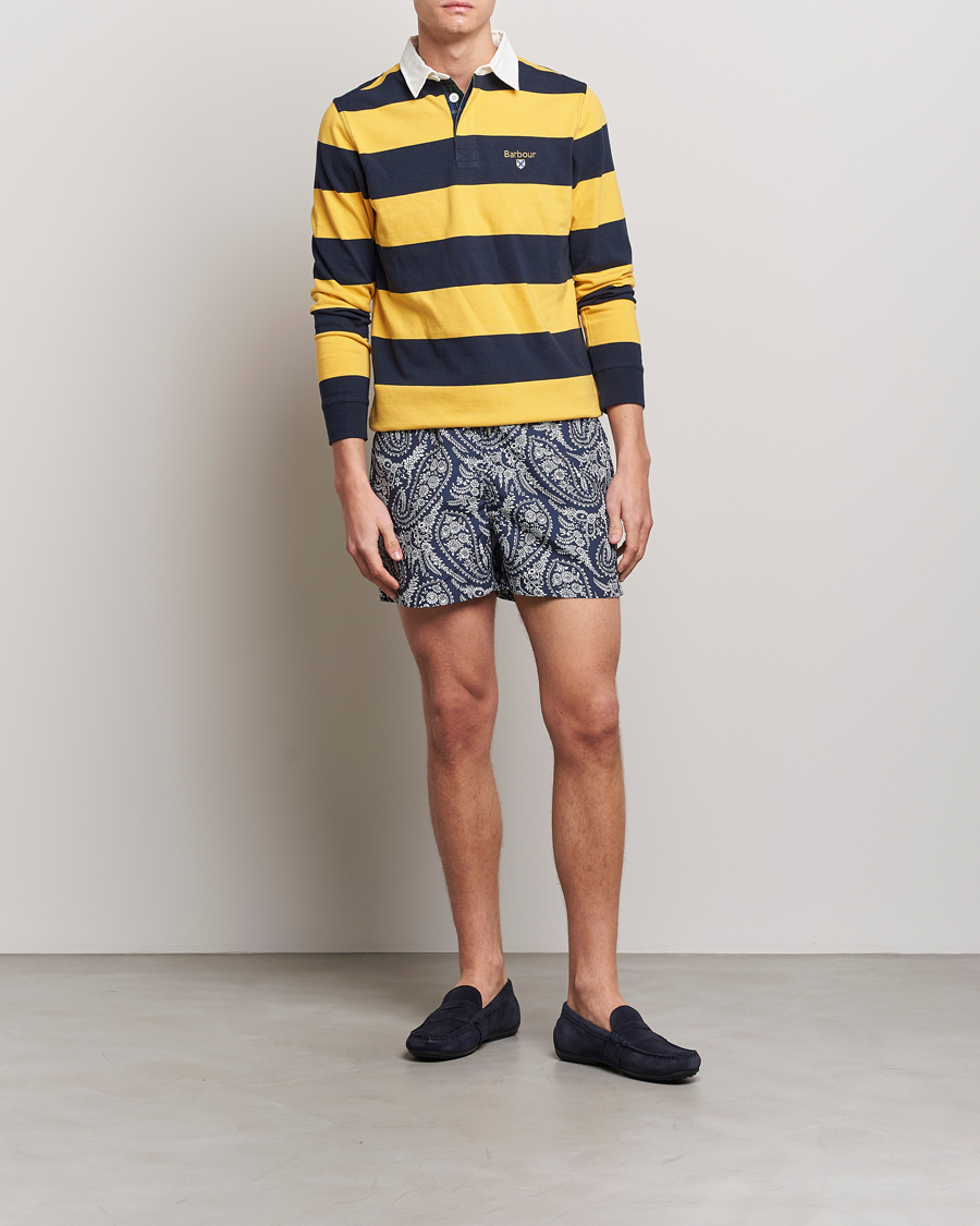 Herre | Badeshorts | Morris | Paisley Bathing Trunks Navy