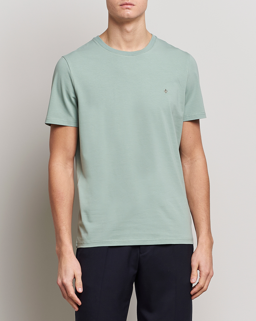 Herre | T-Shirts | Morris | James Cotton T-Shirt Green