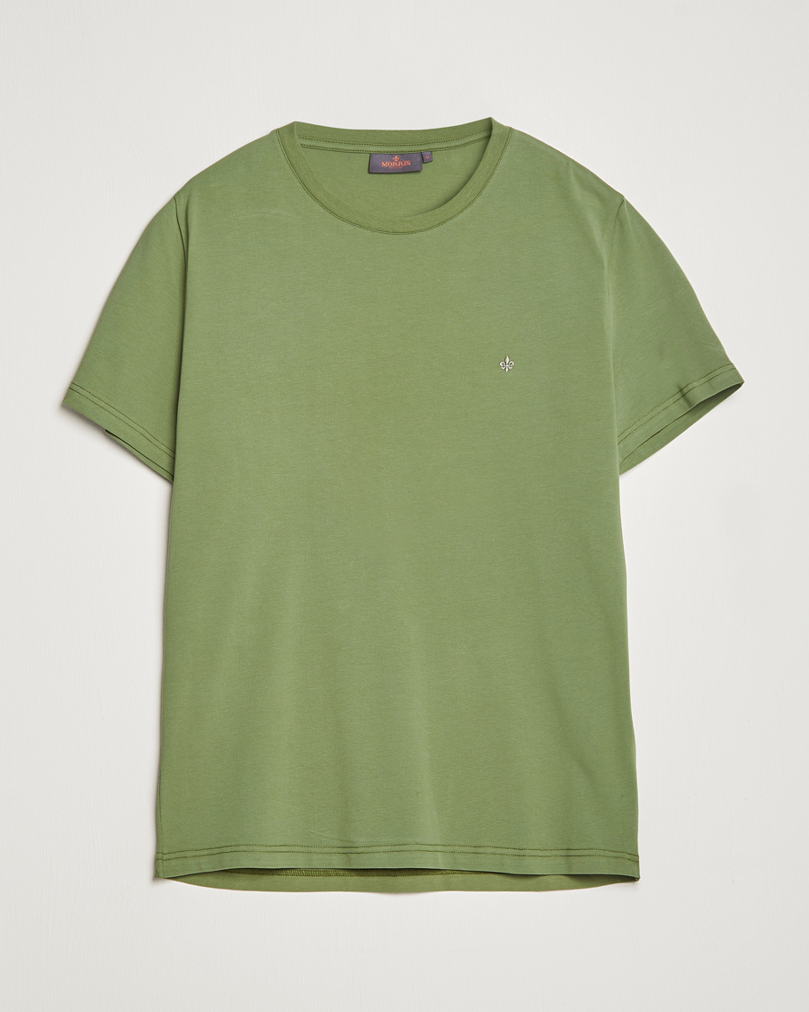 Herre | T-Shirts | Morris | James Cotton T-Shirt Dark Green