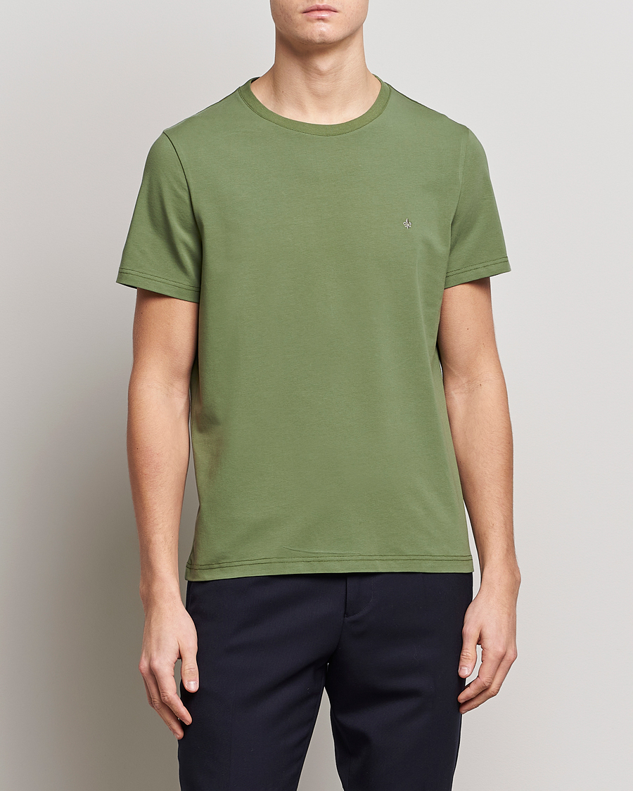Herre | Nytt i butikken | Morris | James Cotton T-Shirt Dark Green