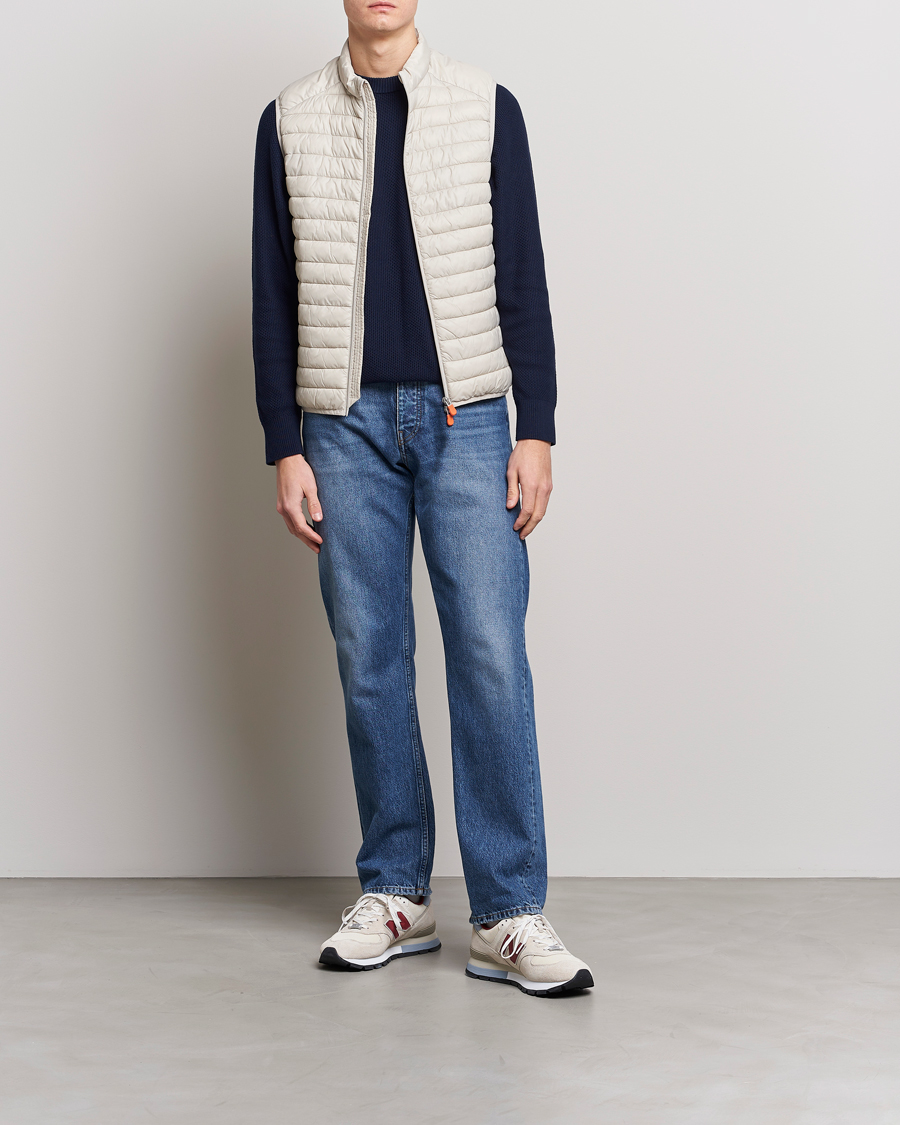 Herre | Vester | Save The Duck | Adamus Lightweight Padded Vest Rainy Beige