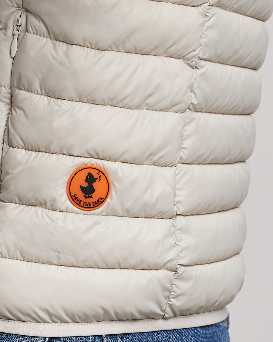 Herre | Vester | Save The Duck | Adamus Lightweight Padded Vest Rainy Beige