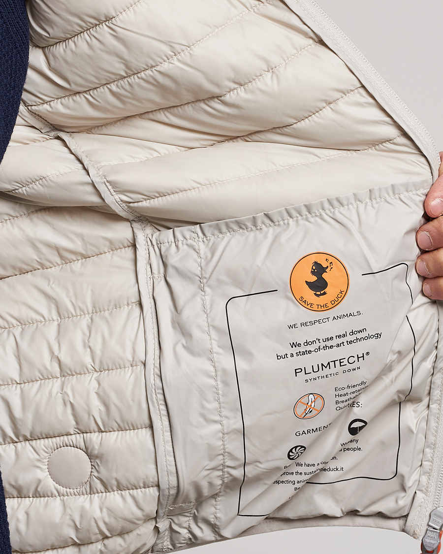 Herre | Vester | Save The Duck | Adamus Lightweight Padded Vest Rainy Beige