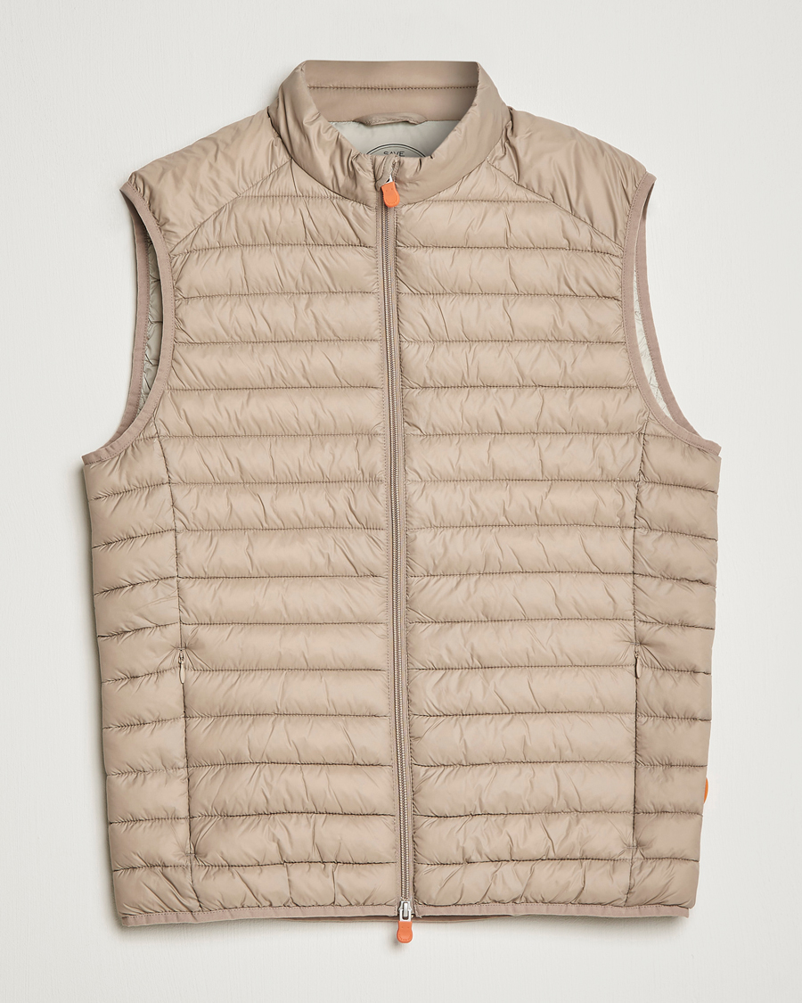 Herre | Vester | Save The Duck | Adamus Lightweight Padded Vest Dune Beige