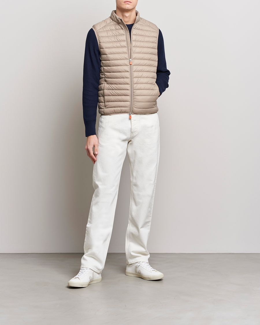 Herre | Vester | Save The Duck | Adamus Lightweight Padded Vest Dune Beige