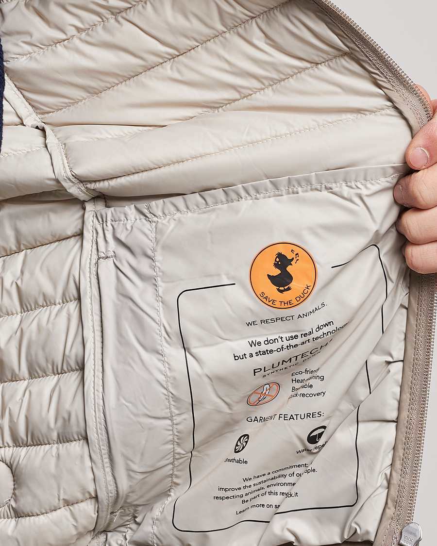Herre | Vester | Save The Duck | Adamus Lightweight Padded Vest Dune Beige