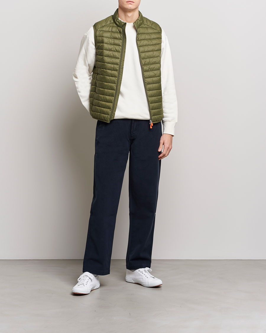 Herre | Vester | Save The Duck | Adamus Lightweight Padded Vest Dusty Olive