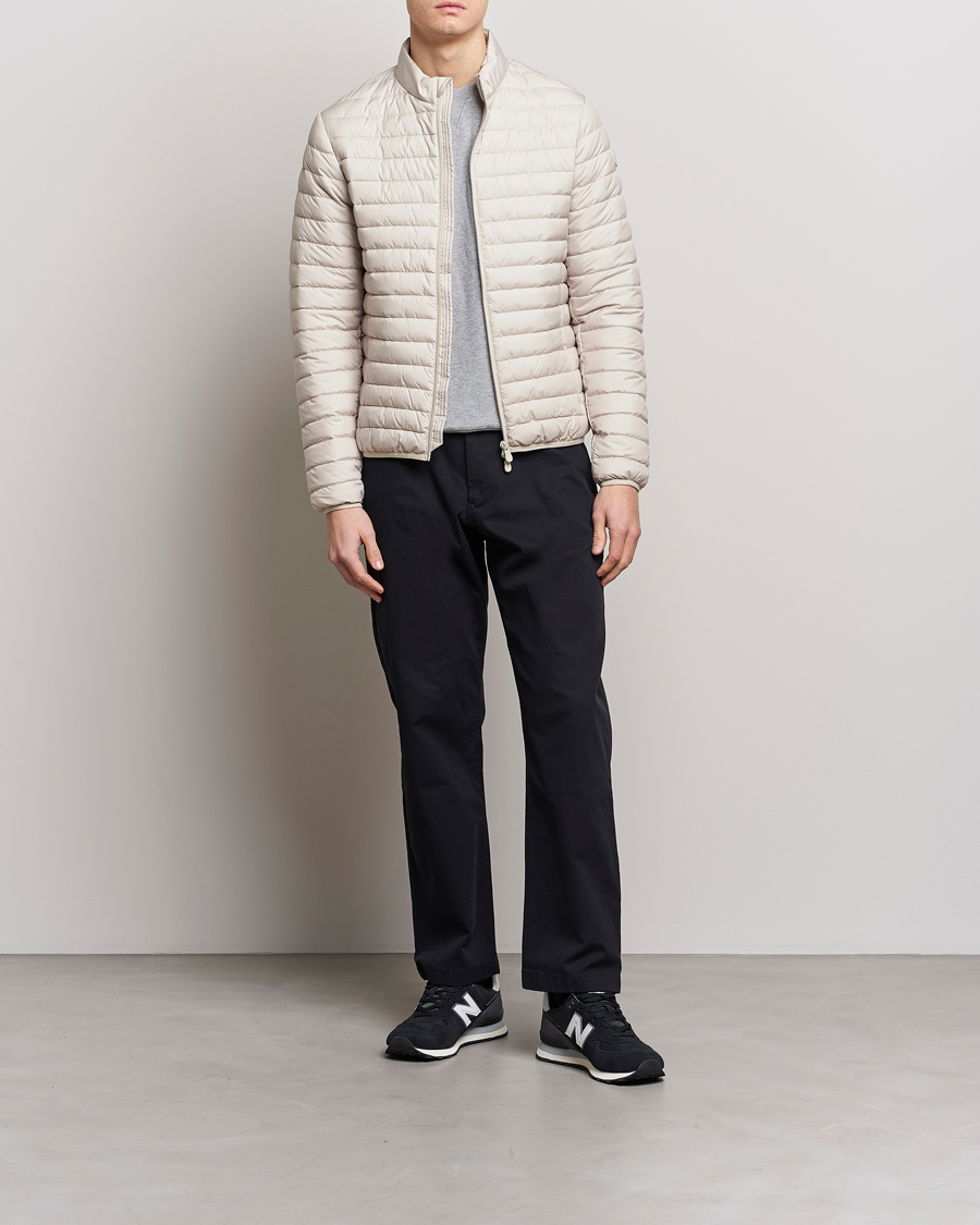 Herre | Jakker | Save The Duck | Lee Lightweight Matt Padded Jacket Rainy Beige