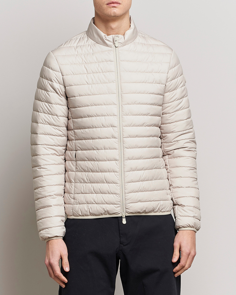 Herre | Jakker | Save The Duck | Lee Lightweight Matt Padded Jacket Rainy Beige